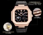 Patek Philippe Cubitus 240ps Movement 45mm Rose Gold Case Green/Black Dial Watch